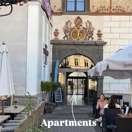 Alure Residences 10 - 24h Self Check-in & Private Parking Next To The Building Included, Center Right On Snp Square In A Quiet Passage, New Building, In Town * Banská Bystrica